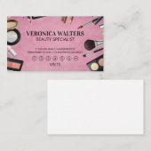 Carte De Fidélité Kit d'accessoires de maquillage (Devant / Derrière)