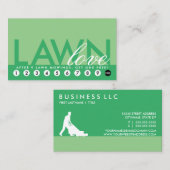 Carte De Fidélité l'amour de pelouse récompense le programme (Devant / Derrière)