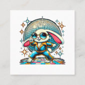 Carte De Fidélité Lapin Disco Esthétique (Dos)