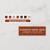 Carte De Fidélité L'appréciation des clients de BOOKSTORE (carrés mo (Devant / Derrière)