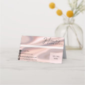 Carte de fidélité Lash modifiable Carte de récompe (Dos)
