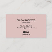 Carte De Fidélité Lashes Artiste maquillage Cute Lash Bar Loyauté (Dos)