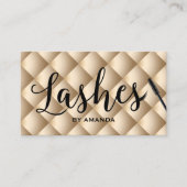 Carte de fidélité | Lashes maquillage Artiste Or d (Devant)