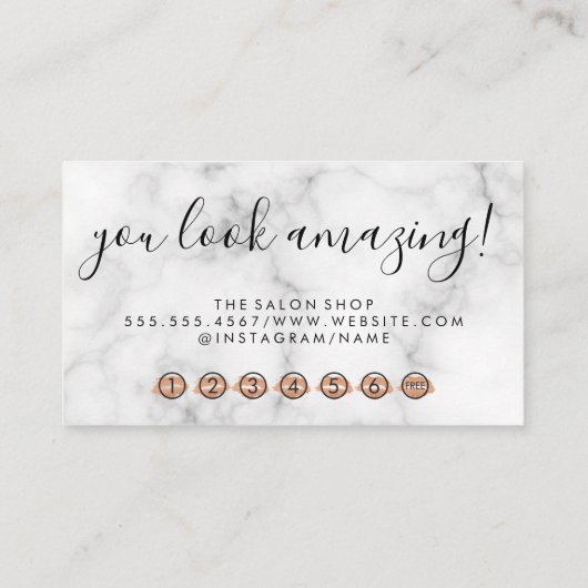 Carte De Fidélité Lashes oculaires | Beauté (Dos)