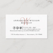 Carte De Fidélité Lashes Or Rose moderne  (Dos)