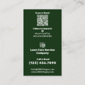 Carte De Fidélité Lawn Care Thank You for Your Support! (Dos)