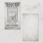 Carte De Fidélité le dentiste a voulu l'affiche (Devant / Derrière)