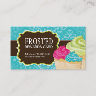 Carte De Fidélité Le petit gâteau personnalisable récompense des
