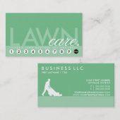 Carte De Fidélité le soin de pelouse récompense le programme (Devant / Derrière)