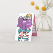 Carte De Fidélité Lire conte de fées fille deux semaines défi de lec (Dos)