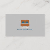 Carte De Fidélité Logo, Bed & Breakfast Hébergement Business (Dos)