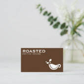 Carte De Fidélité Logo de la coupe de café (Debout devant)