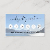 Carte De Fidélité Logo de l'entreprise de code qr photo (Devant)