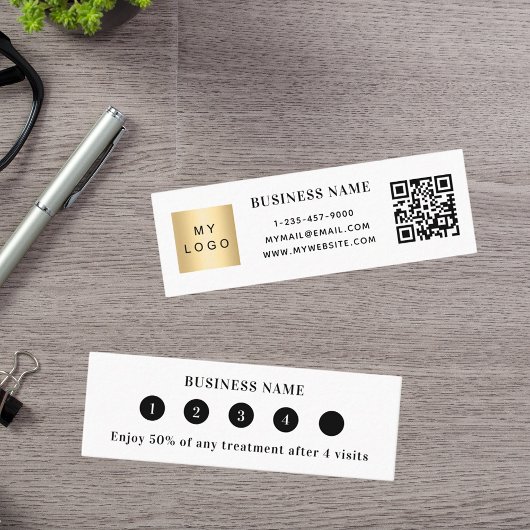 Carte De Fidélité Logo d'entreprise de code QR
