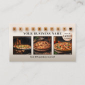 Carte De Fidélité Logo moderne QR Code Photos (Devant)