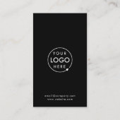 Carte De Fidélité Logo professionnel de récompense de code QR virtue (Dos)