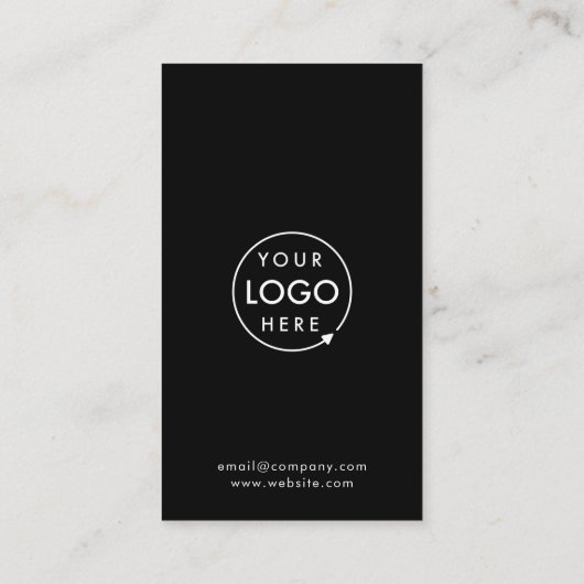 Carte De Fidélité Logo professionnel de récompense de code QR virtue (Dos)