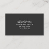 Carte De Fidélité Lotus Flower / Yoga Pose Punch Card (Dos)