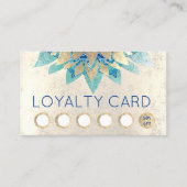 carte de fidélité lotus moderne (Devant)