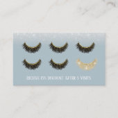 Carte De Fidélité Loyalty Card | Lashes Makeup Artist Eyelash (Devant)