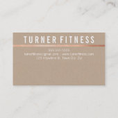 Carte De Fidélité LOYALTY REWARDS CARD bold simple kraft tendance (Dos)