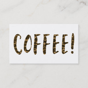 Carte De Fidélité loyauté aux grains de café