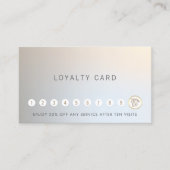 Carte De Fidélité Loyauté client 10 poinçons (Devant)