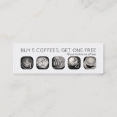 Carte De Fidélité loyauté des cafés (Dos)