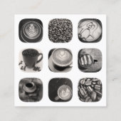 Carte De Fidélité loyauté des cafés (Dos)