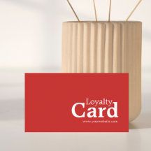 Loyauté minimaliste moderne rouge blanc beauté