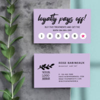 Lumière violet étoile rose Loyauté Pays Off Logo