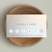 Carte De Fidélité Lumineuse Script 6 Punch Loyauté client