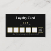 Carte De Fidélité Luxury Lash Technician Loyalty Card (Devant)