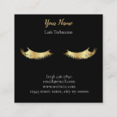 Carte De Fidélité Luxury Lash Technician Thank you Card (Devant)