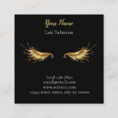 Carte De Fidélité Luxury Lash Technician Thank you Card (Devant)