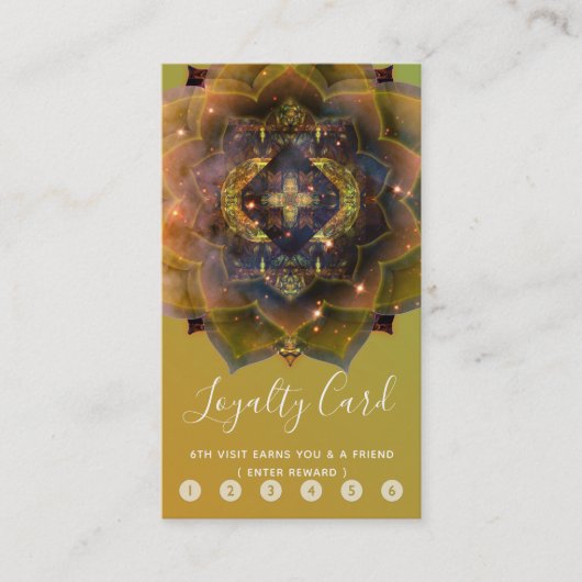 Carte De Fidélité Mandala Âme Gitane (Devant)