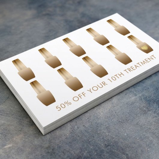 Carte de fidélité | Manicuriste de maquillage du s