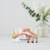 Carte De Fidélité Manucure du salon à ongles (Debout devant)