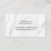 Carte De Fidélité Manucure du salon à ongles (Dos)