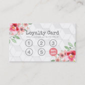 Carte de fidélité Maquillage et coiffure Vintage (Devant)