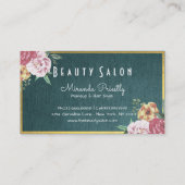 Carte de fidélité Maquillage et coiffure Vintage (Dos)