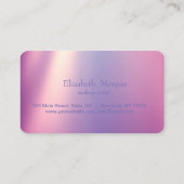 Carte de fidélité maquillage moderne (Dos)