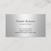 Carte De Fidélité Maquilleur de cheveux Artiste de maquillage Déchet (Dos)