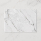 Carte De Fidélité Marbre Blanc (Devant)