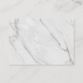 Carte De Fidélité Marbre Blanc (Dos)