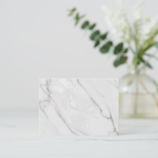 Carte De Fidélité Marbre Blanc (Debout devant)
