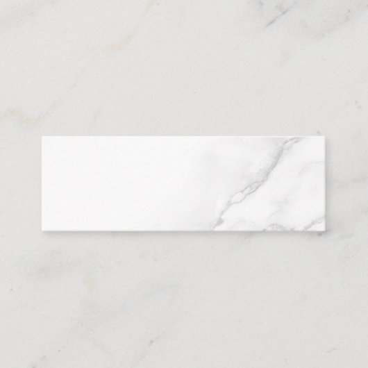 Carte De Fidélité Marbre Blanc (Devant)