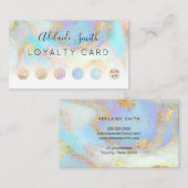 carte de fidélité marbre fluide (Devant / Derrière)