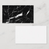 Carte De Fidélité Marbre noir (Devant / Derrière)