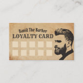 Carte De Fidélité Master Barber Shop Barbershop Loyauté client (Devant)